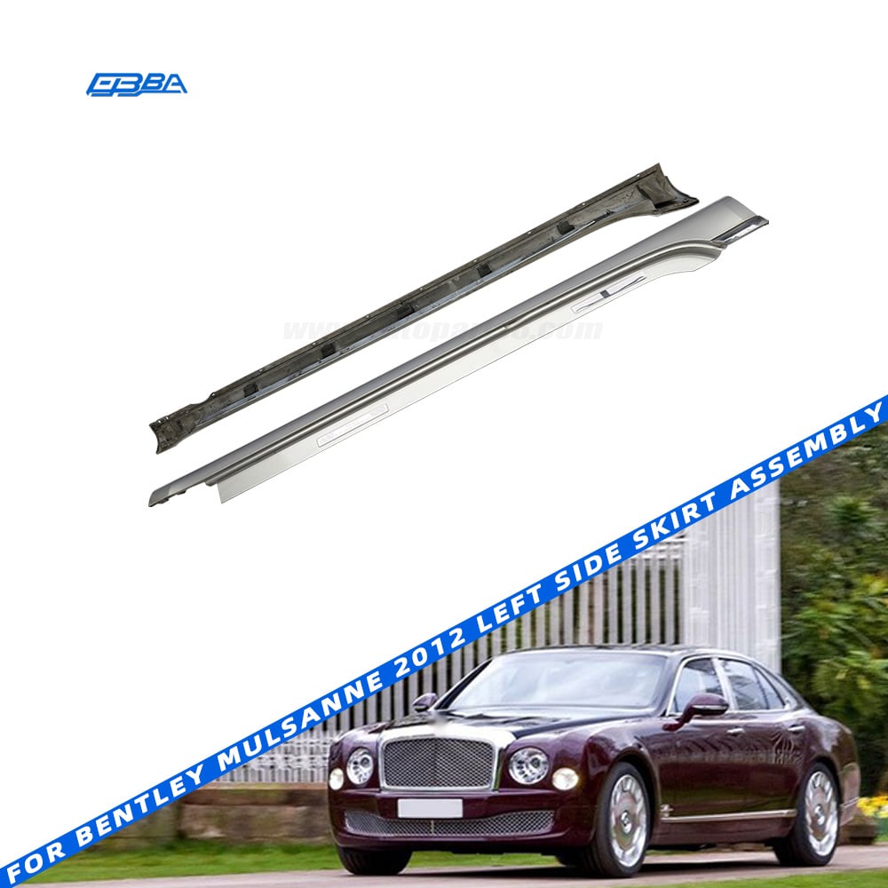Genuine OEM Used Side Skirt Assembly For 2012 Bentley Mulsanne LH RH 3Y5853199A 3Y5853200A