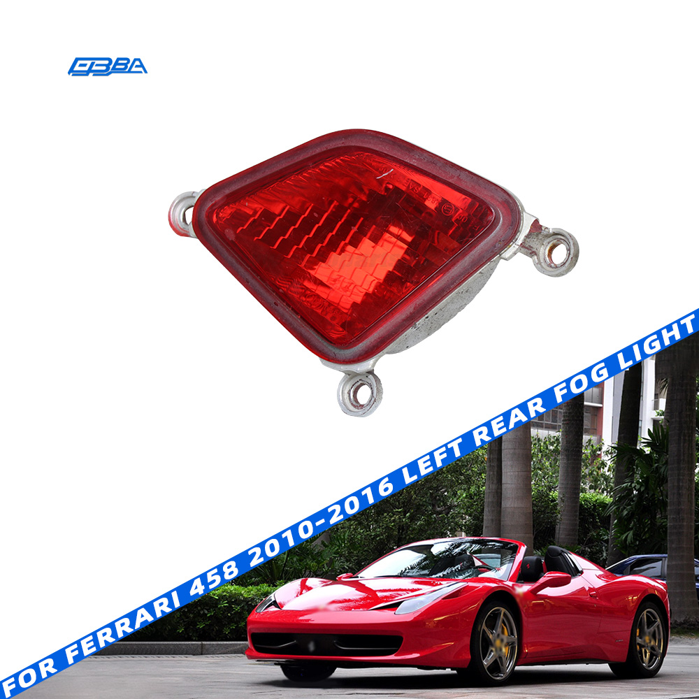 For Ferrari 458 Rear Left Fog Light Red Lens OE 81900800