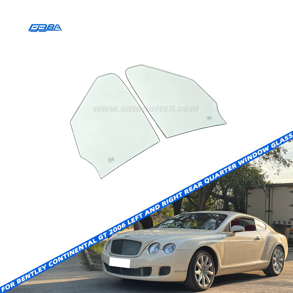 Replacement Rear Side Quarter Window Glass For Bentley Continental GT 2006 Left And Right Aftermarket