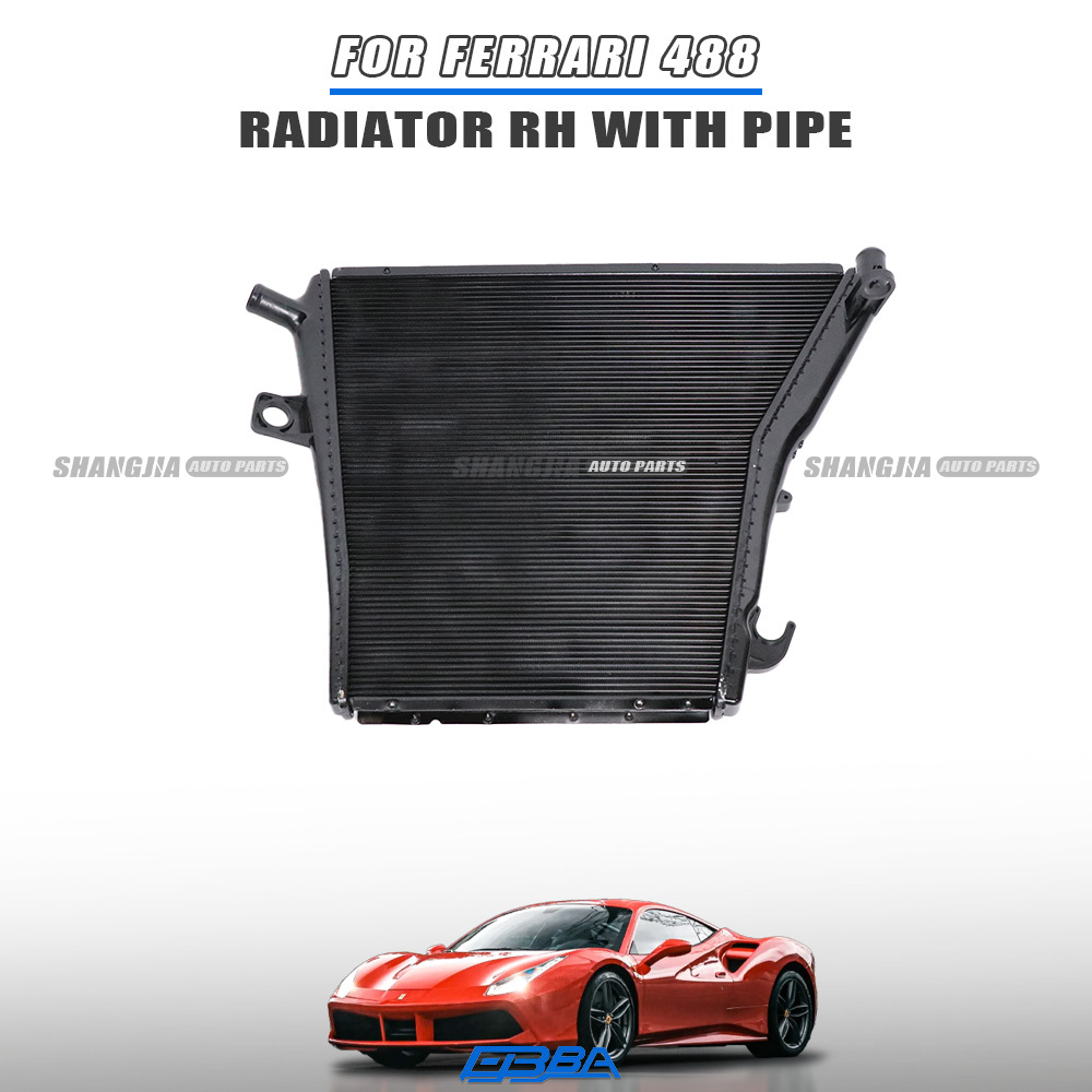 Left Radiator Assembly OE 312912P For Ferrari 488 Aftermarket Replacement 