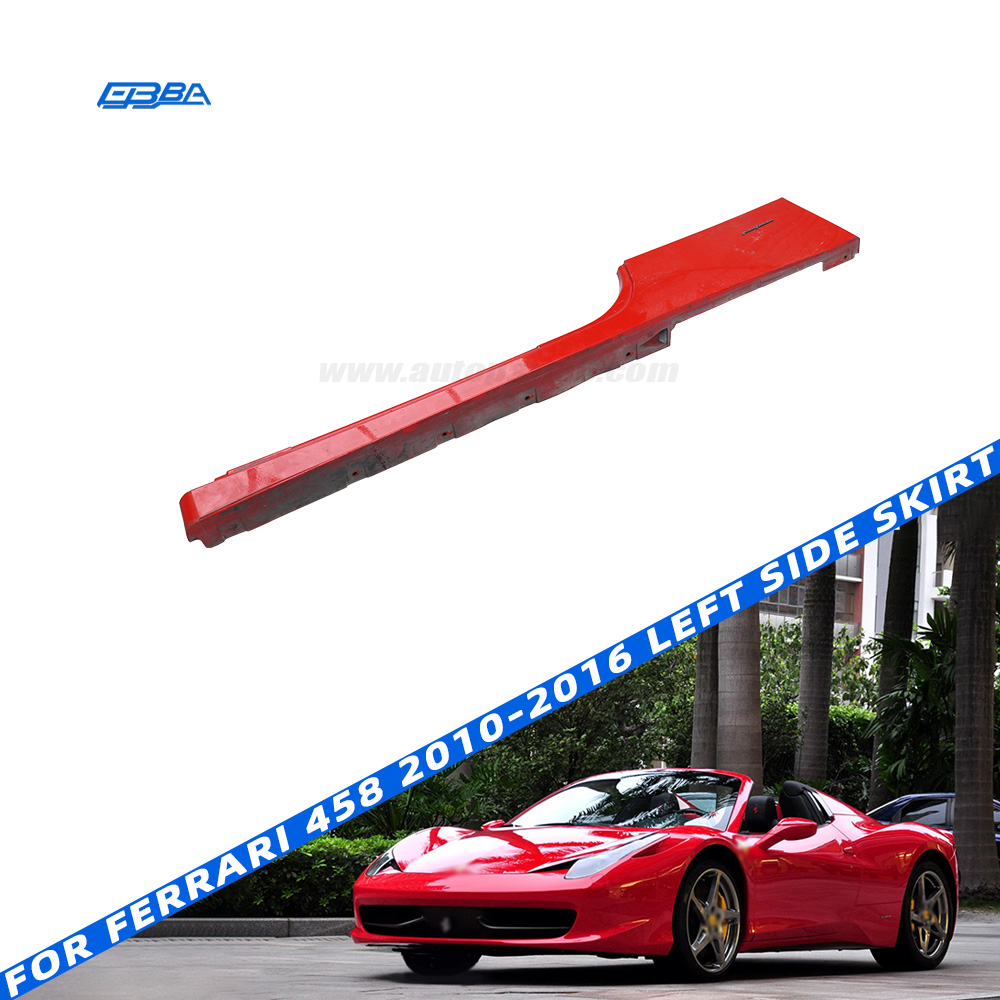 Left Side Skirt For Ferrari 458 OEM 83243310 PP Material Direct Fit