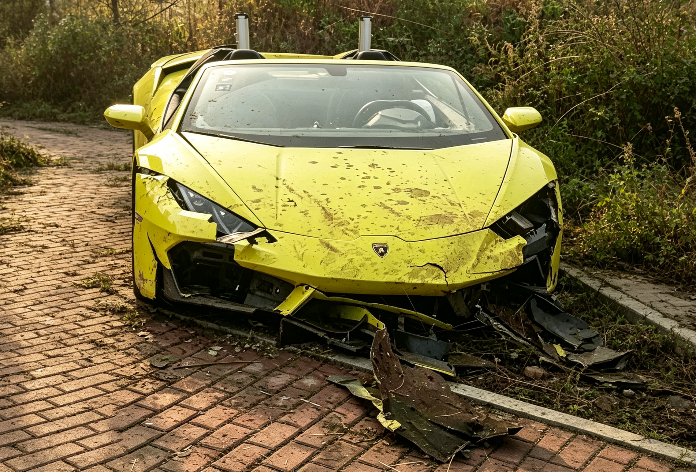 Lamborghini accident repair requires genuine OEM replacement parts.png