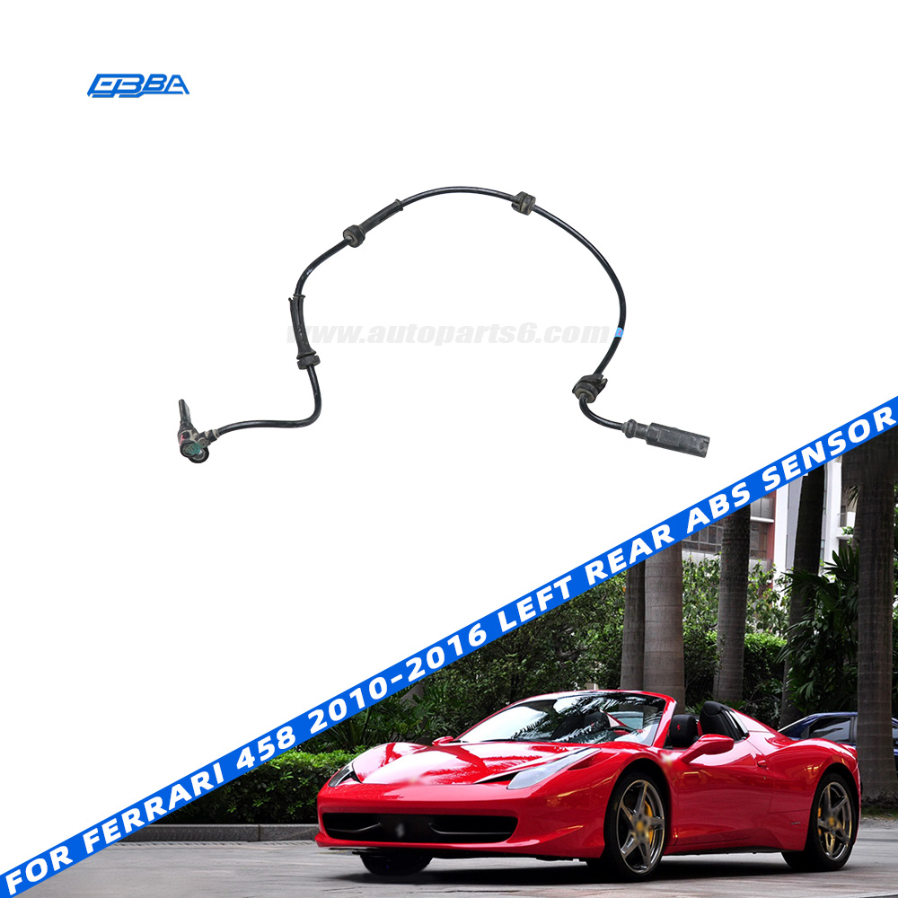 Genuine Used Ferrari 458 Left Rear Wheel Speed Sensor OEM 252510 For 2010-2016