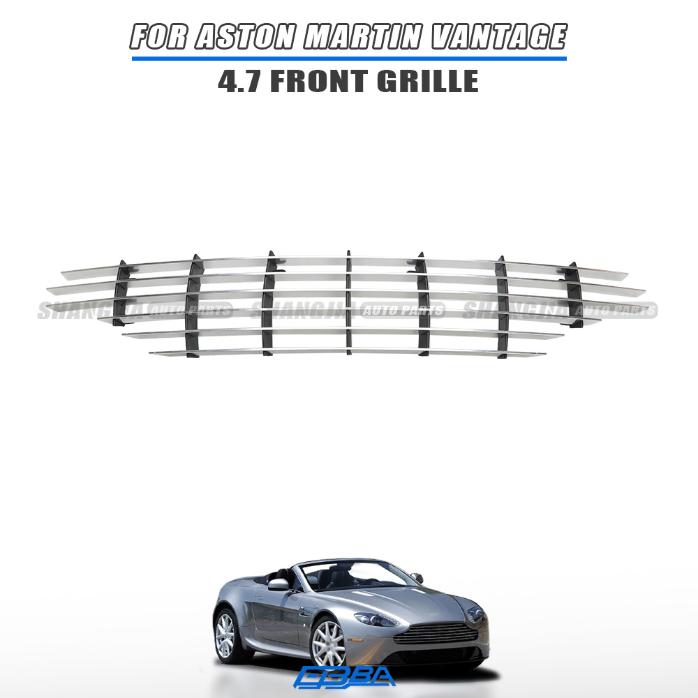Front Bumper Grille 9G33-8A100-BC For Aston Martin Vantage 4.7 2017-2016 ABS Plastic Perfect Fit