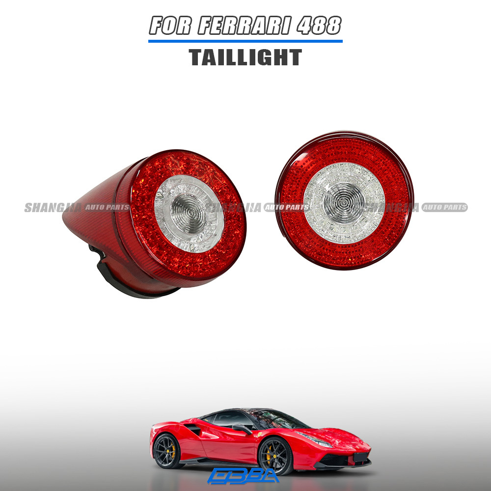 Original Used Rear Left Right Taillights For Ferrari 488 2013-2017 OE 3077758 3077759