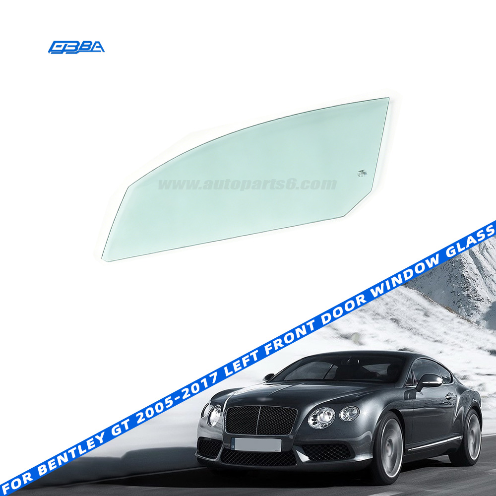 Aftermarket Driver Side Front Door Window Glass For Bentley Continental GT 2005-2017 Replacement