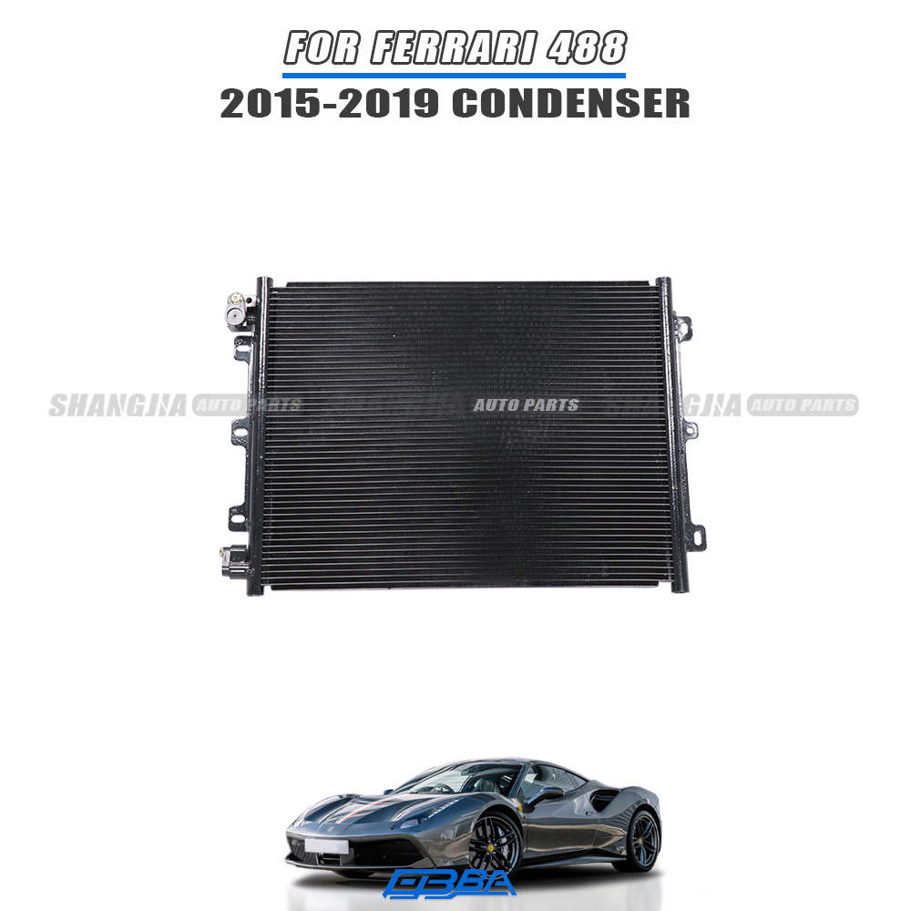 Condenser Aluminum For Ferrari 488 2015-2019 OEM 262836 Replacement 