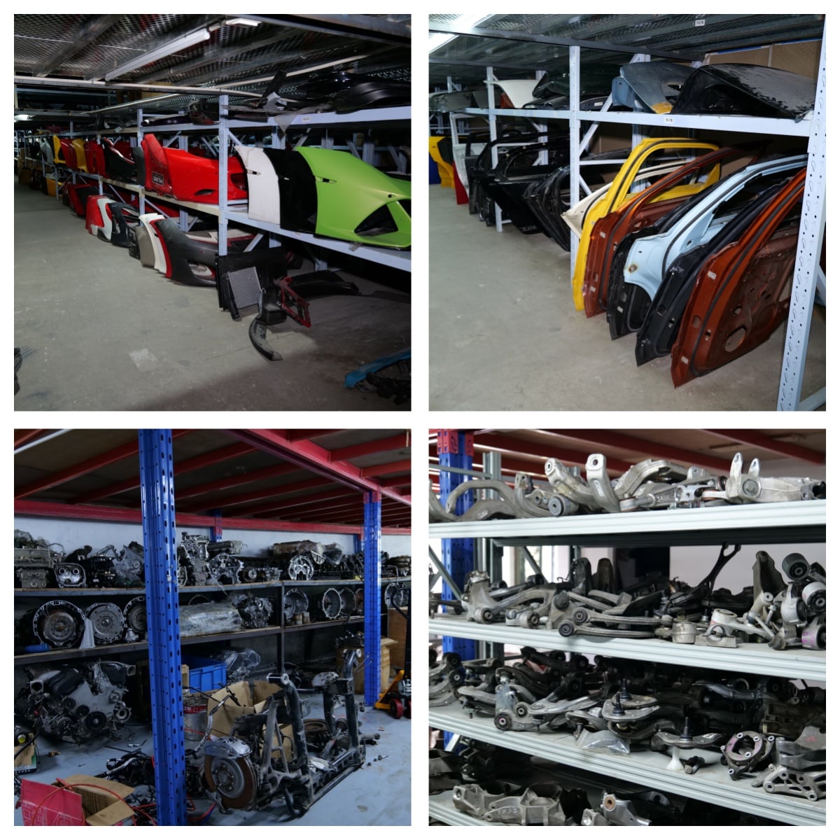 Genuine used McLaren OEM parts in dismantling warehouse.jpg