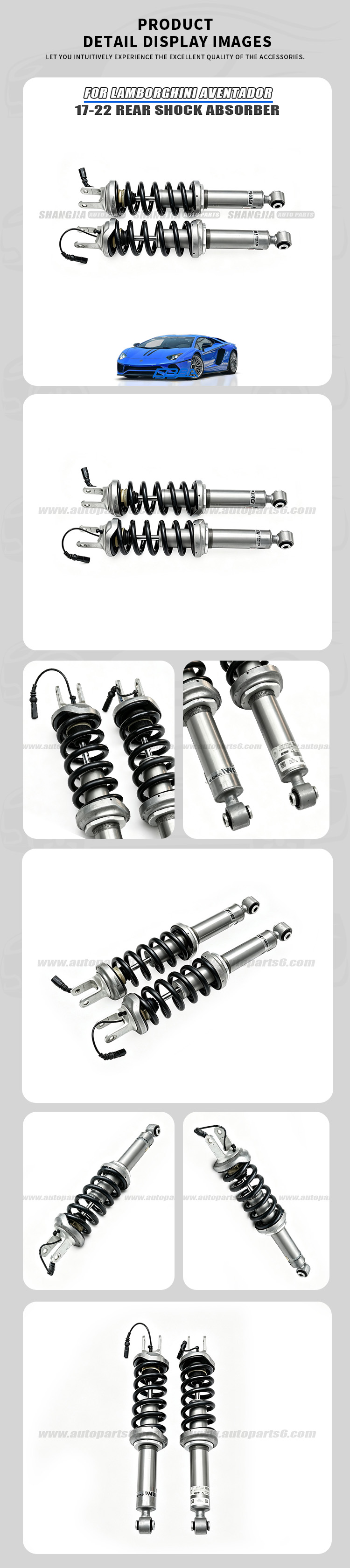 Lamborghini Aventador 2017-2022 rear shock absorber genuine OEM used dismantled 470512019AL