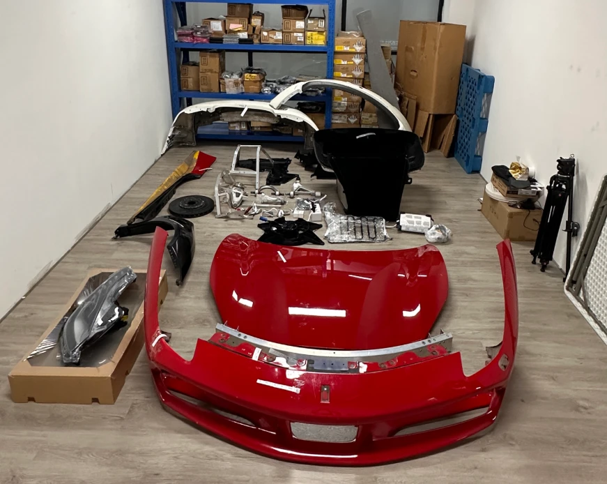 Ferrari 488 Accident Repair: Common Damaged Parts and OEM Replacement Solutions