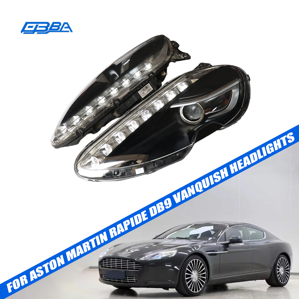 Headlight Left Right For Aston Martin DB9 Vanquish 2010-2018 OEM AD43-13W029-BF AD43-13W030-BF