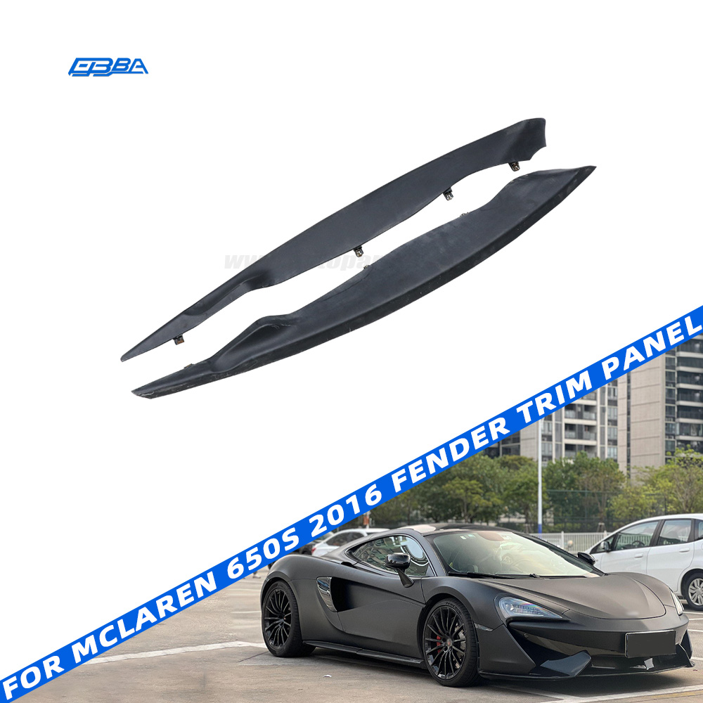 Used Fender Trim Pair OEM 11A6183CP 11A7855CP LH RH For McLaren 650S 2016 