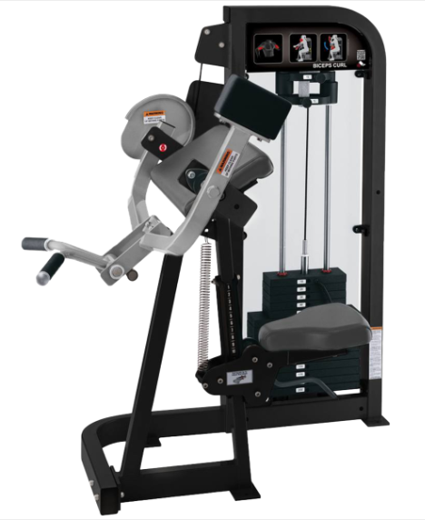 8025-HM Biceps Curl Size:114*104*140cm Weight:450 Ibs (204kg) Weight plates:95kg