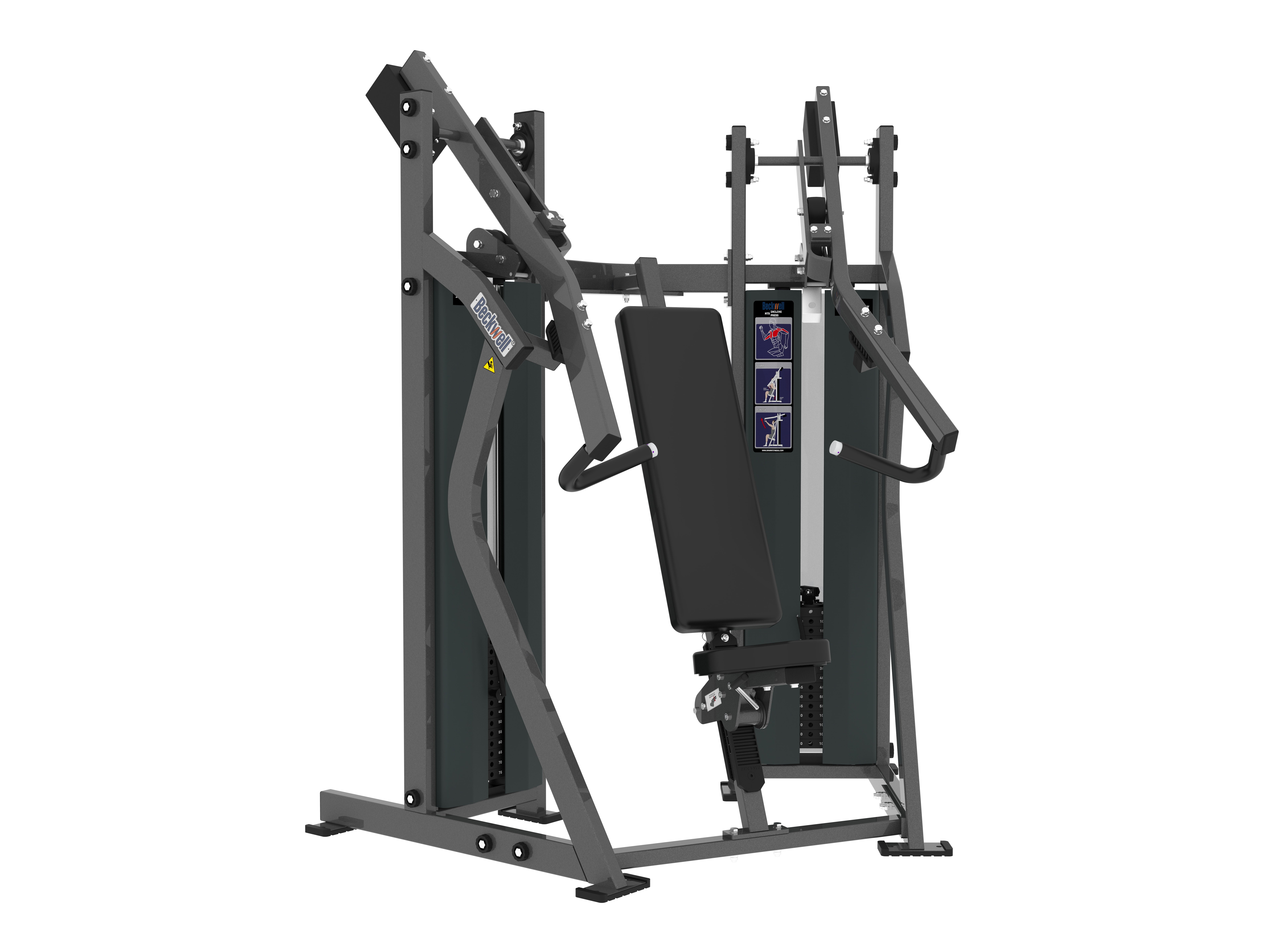 8007-MTS Iso-lateral Chest Press Size:102*173*196cm Weigh:765 Ibs (347kg)