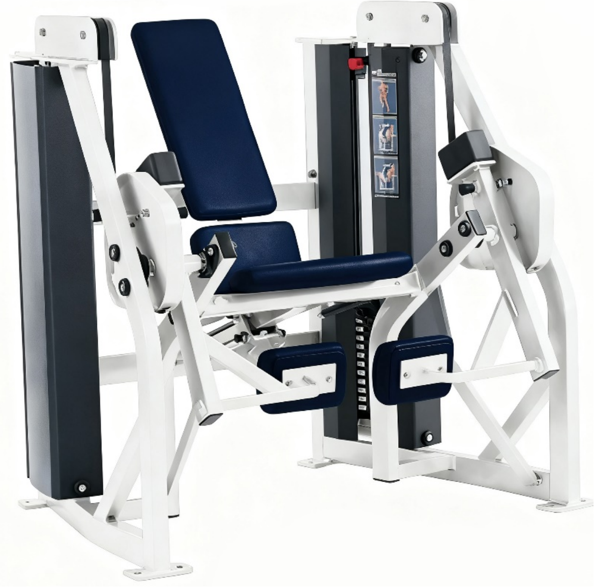 8011-MTS Iso-Lateral Leg Extension Size:122*145*140cm Weigh:750Ibs (341kg)