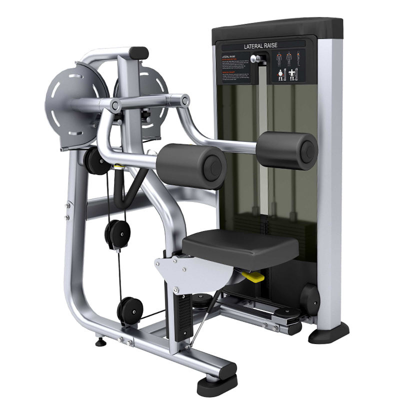 7002-Lateral Rise Size:105.5x 132x 135cm Weight:276.8kg Weight plates: 90kgSeated Pec Fly Machine, Commercial Adjustable Chest Trainer with Weight Stack, CE Certified