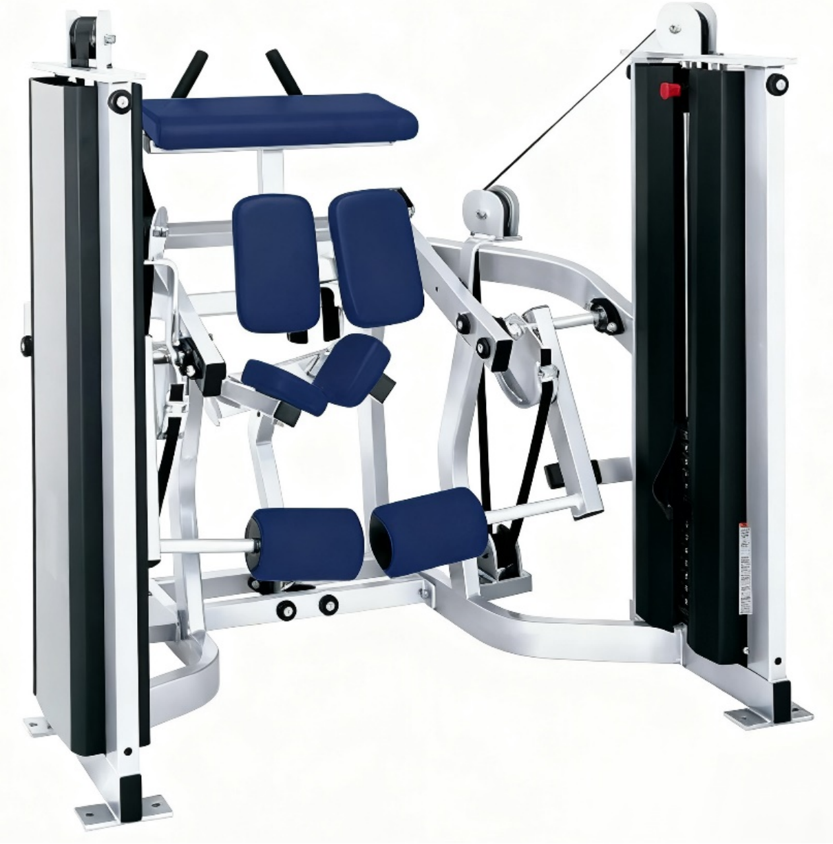 8012-MTS Iso-Lateral Kneeling Leg Curl Size:155*67*140cm Weigh:575 Ibs (261kg)