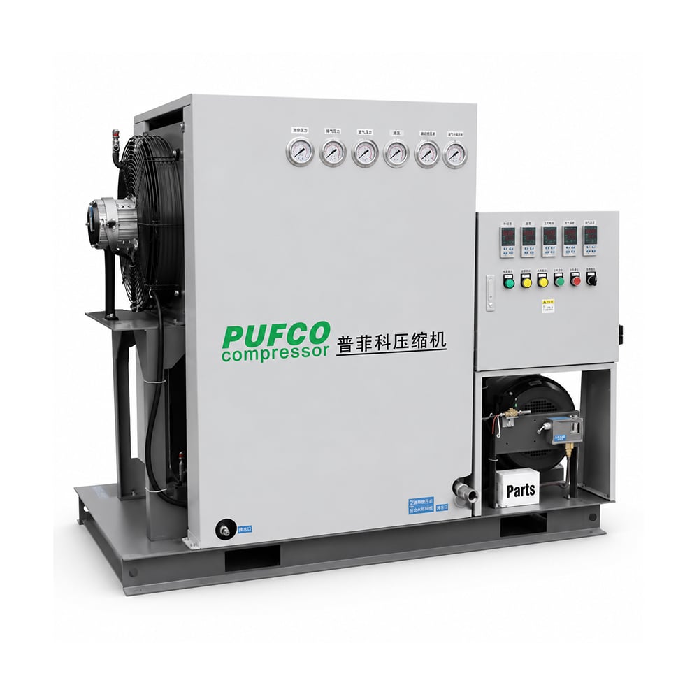 Oil-free high-pressure nitrogen compressor