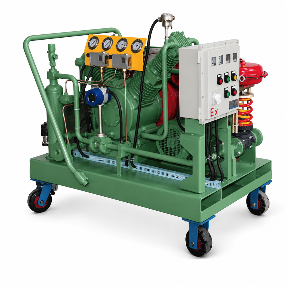 Oil-Free CNG Natural Gas Compressor