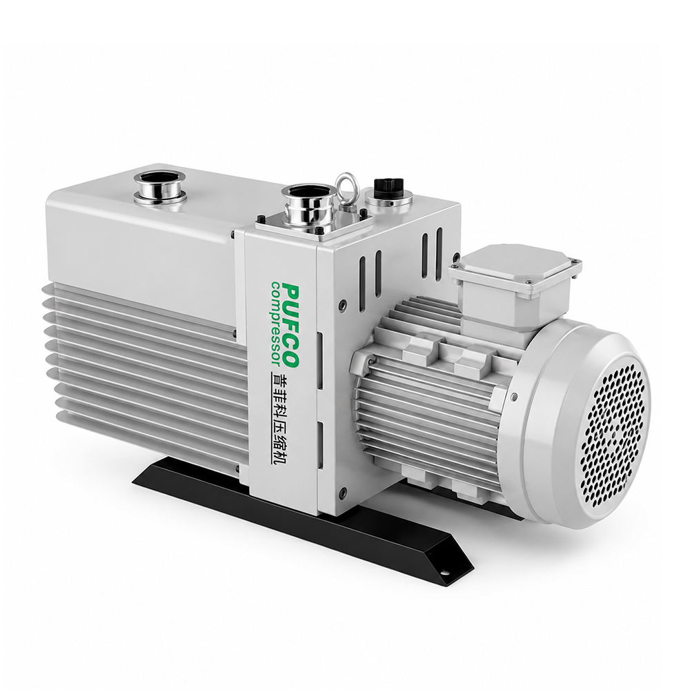 Double-Stage Rotary Vane Vacuum Pump