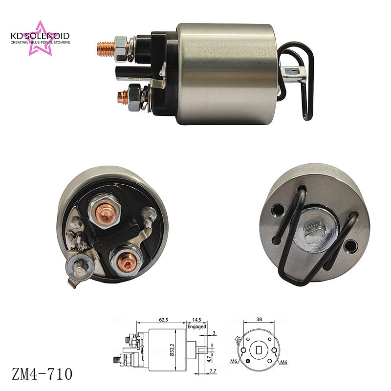 4–710-es, 12 V-os autó szolenoid szeleprelé, Mitsubishi teherautókhoz és bányagépekhez