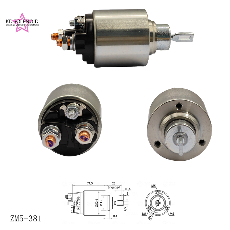 5-381 12V Auto Relay Solenoid Valve For Truck Excavator Machinery