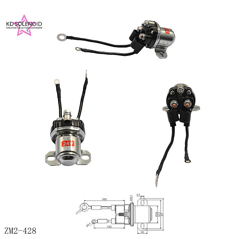 ZM2-428 Starter Solenoid Switch 24V For DELCO Series Heavy Duty Trucks