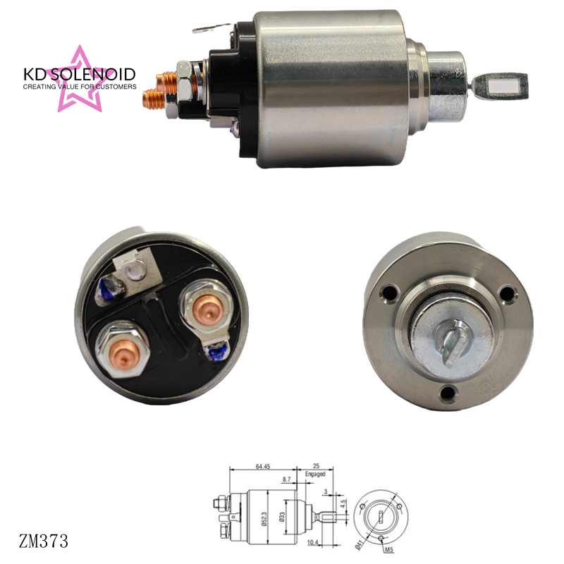 ZM373 12 V automatické relé s elektromagnetickým ventilem pro nákladní vozidla, rypadla a strojní zařízení