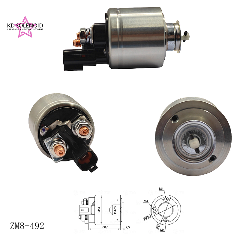 ZM8-492 Starter Solenoid Switch | Premium 12V Automotive Replacement Part