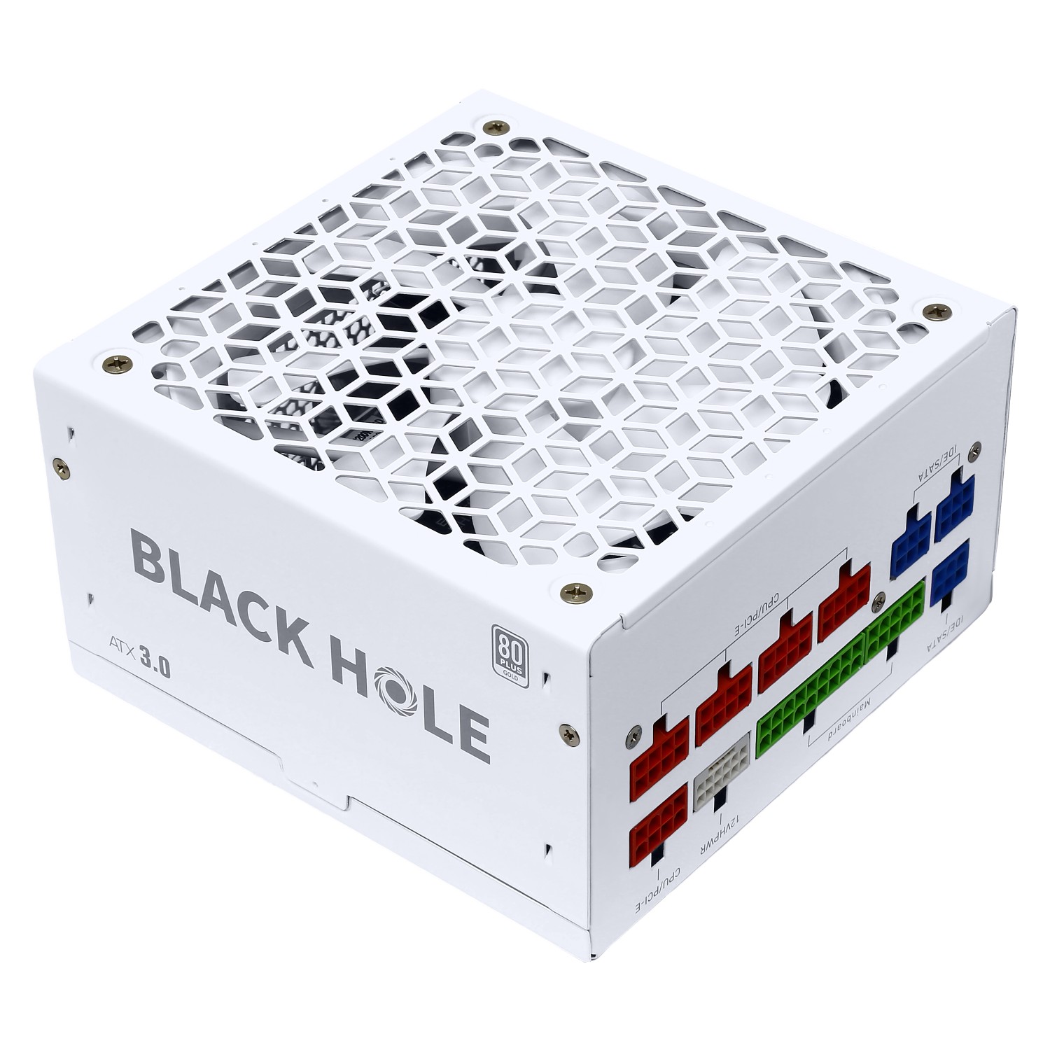 وحدة تزويد طاقة الحاسوب Black Hole بمعيار 80 PLUS Gold (اللون الأبيض)