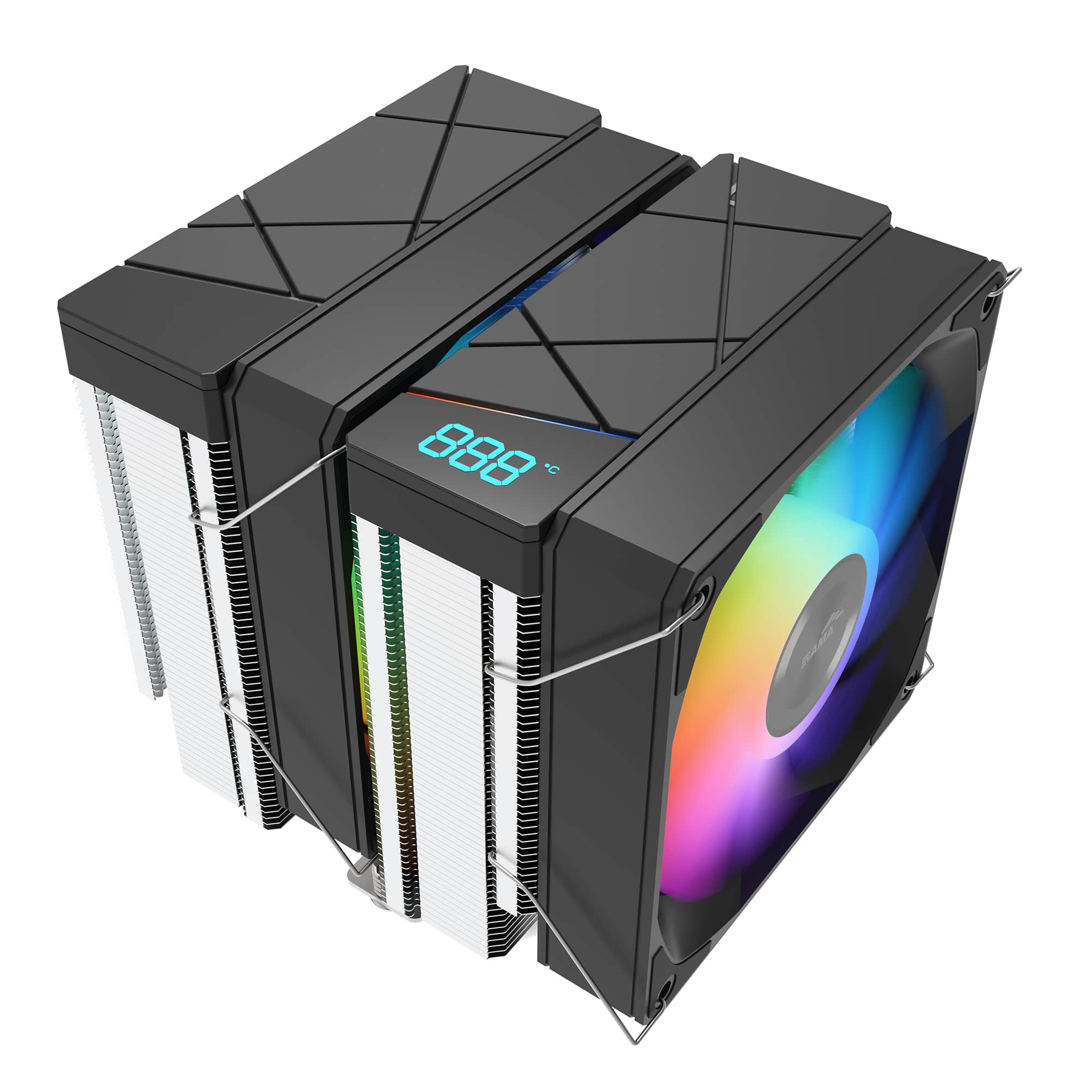 XM60 CPU Air Cooler with Digital Display/ Screen Display (Different Design Options)