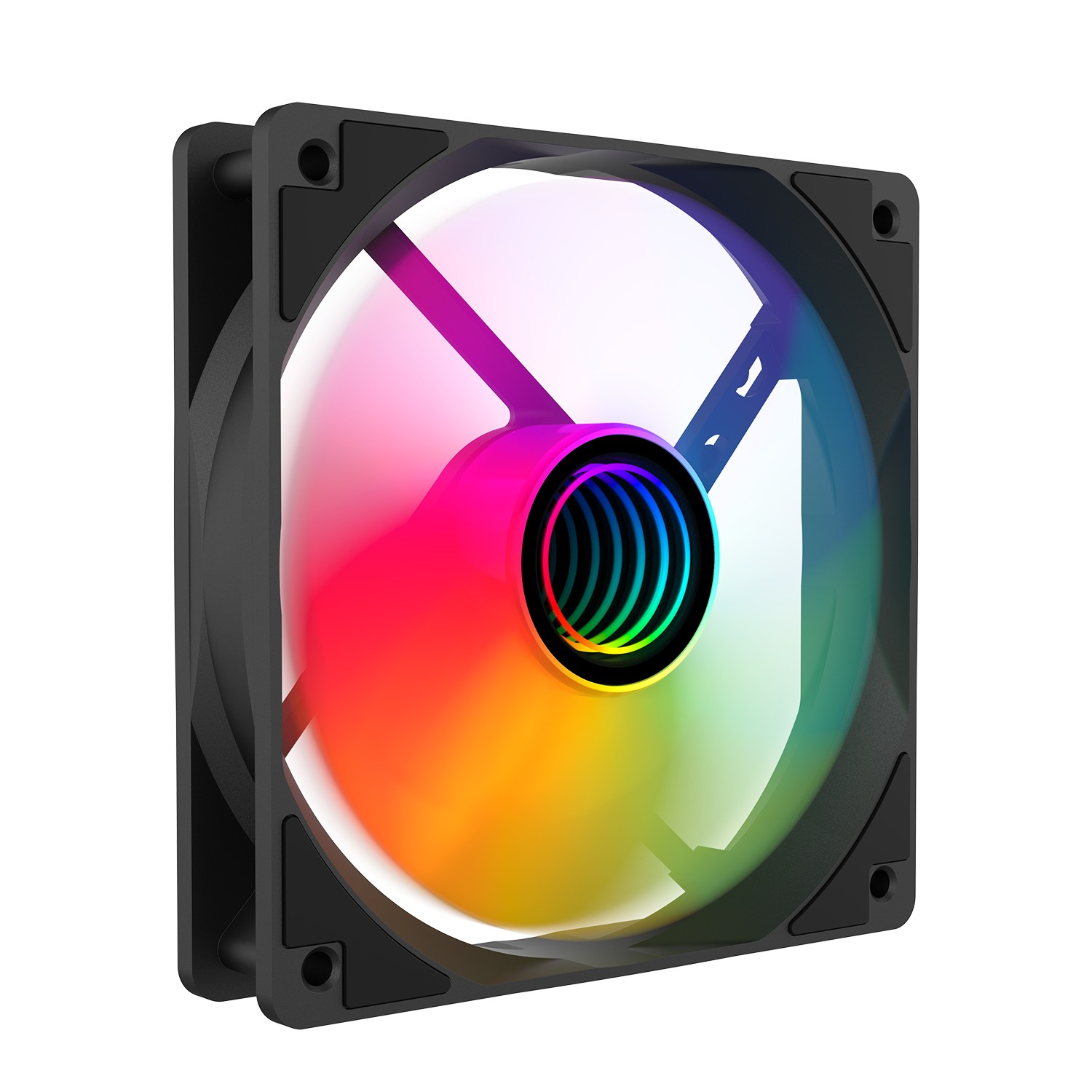 YF140J 140mm ARGB PWM PC Case Fan, Infinity Mirror High-Airflow Cooling Fan