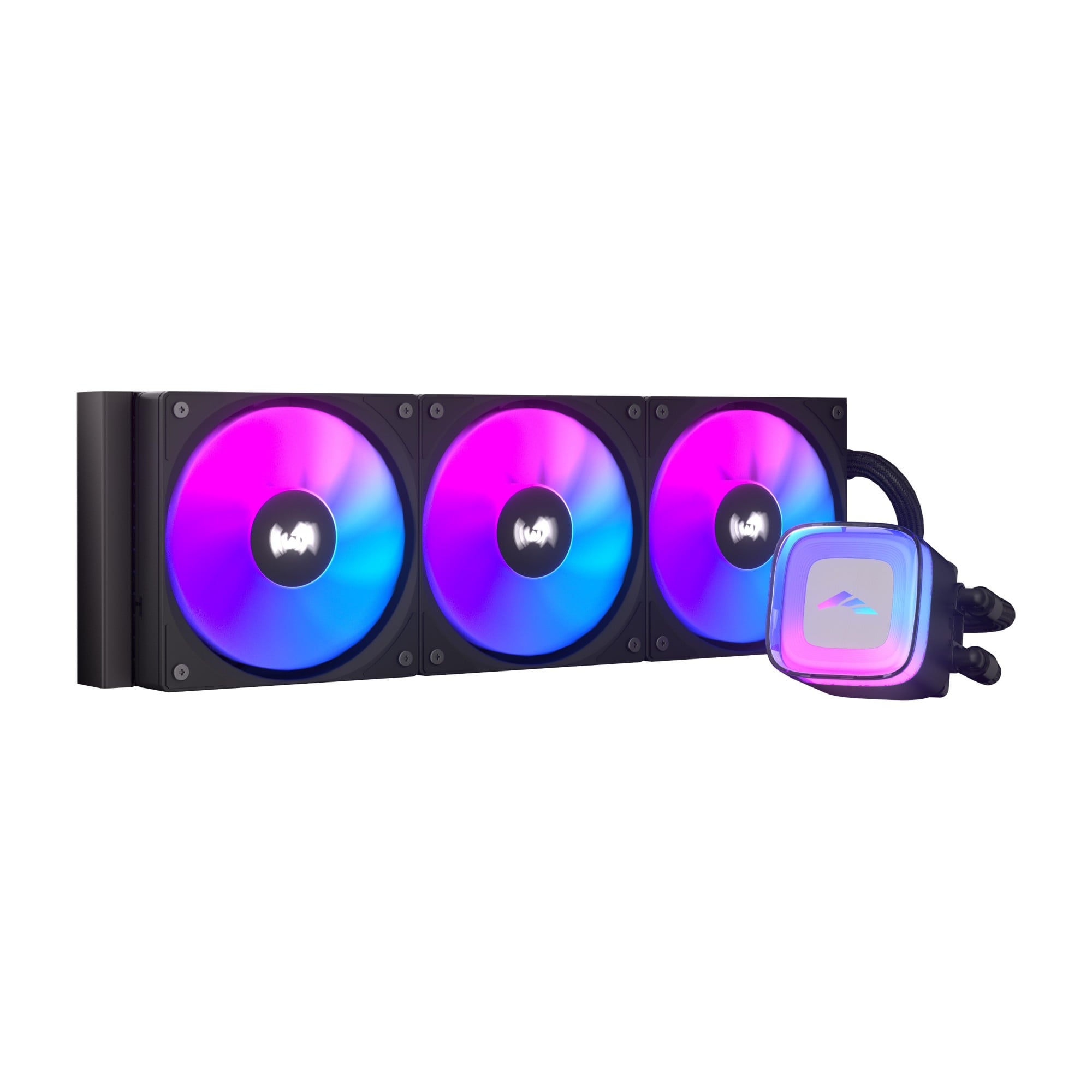 مبرد سائل لوحدة المعالجة المركزية Z360-B مع مراوح ذات إضاءة RGB