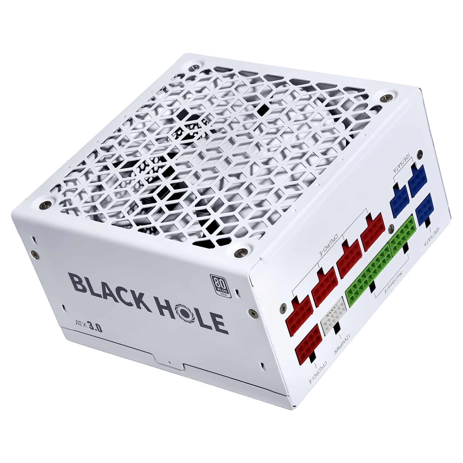 وحدة تزويد طاقة الحاسوب Black Hole بمعيار 80 PLUS Gold (اللون الأبيض)