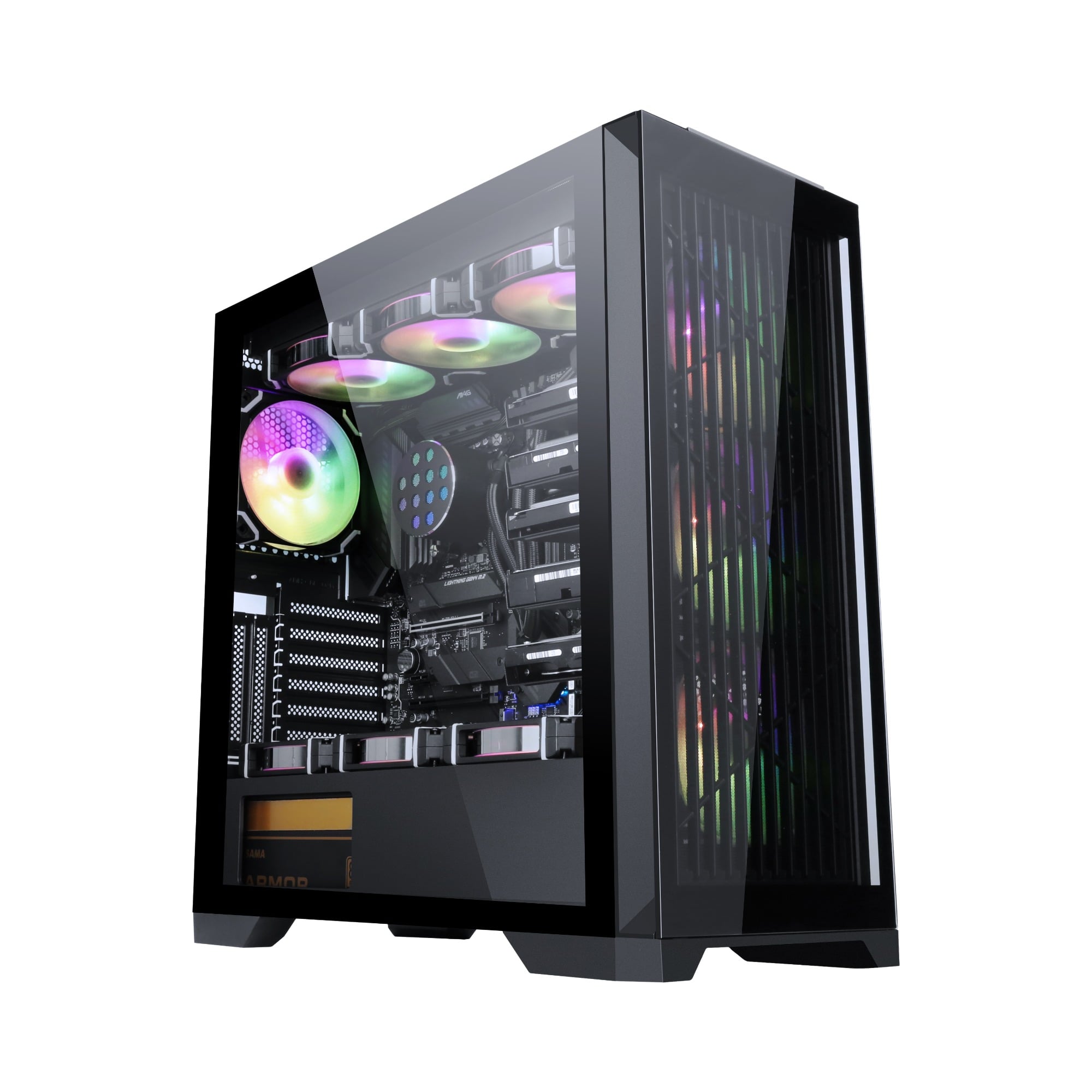 4305 ATX Orta Kuleli Oyun Bilgisayarı Kasası, Şeffaf Güvenlik Camlı
