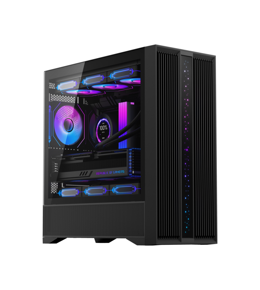 220m06 micro atx gaming pc case with grille front panel-0