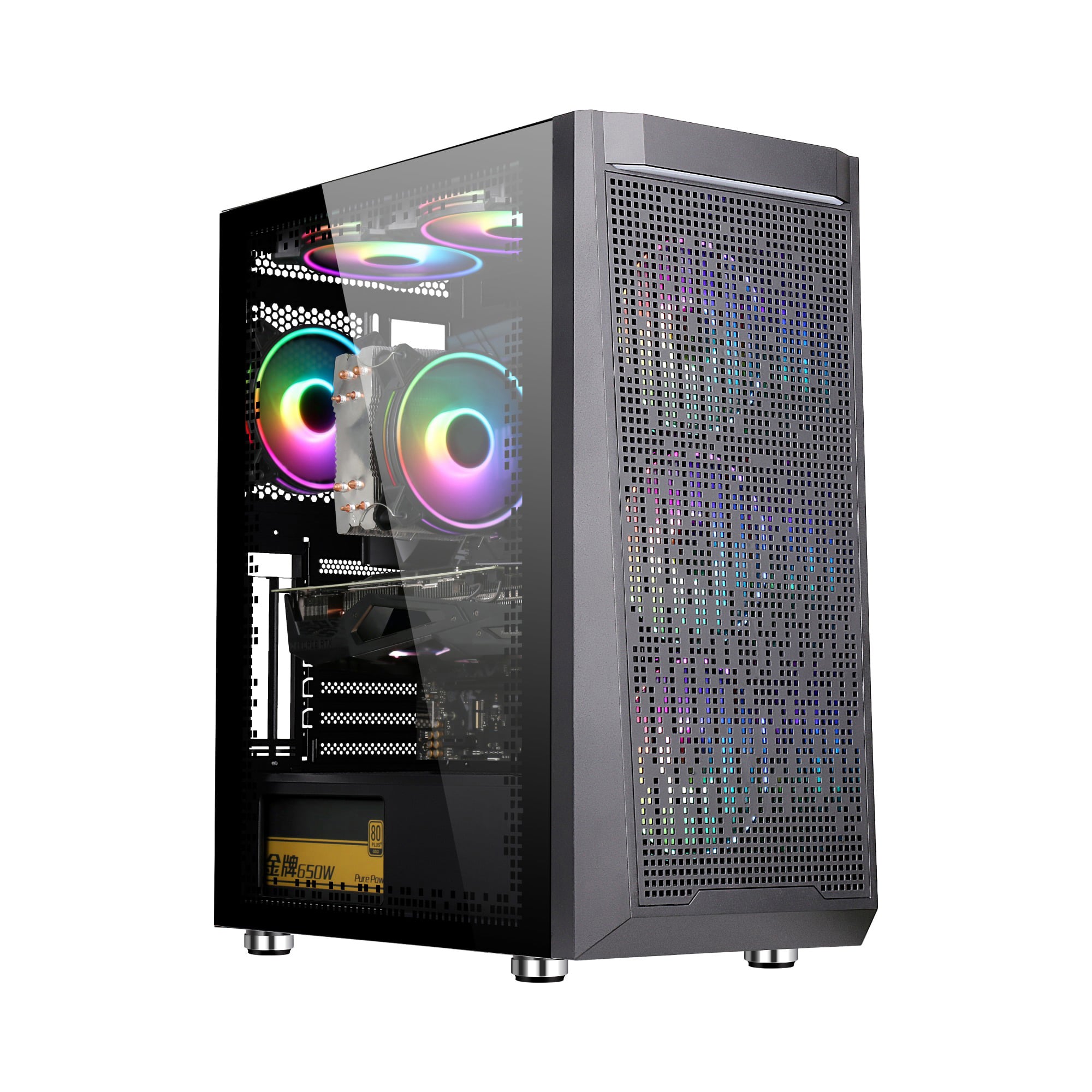 3507 ATX Orta Kule Oyun Bilgisayarı Kasası, Dikey GPU Braketi ile