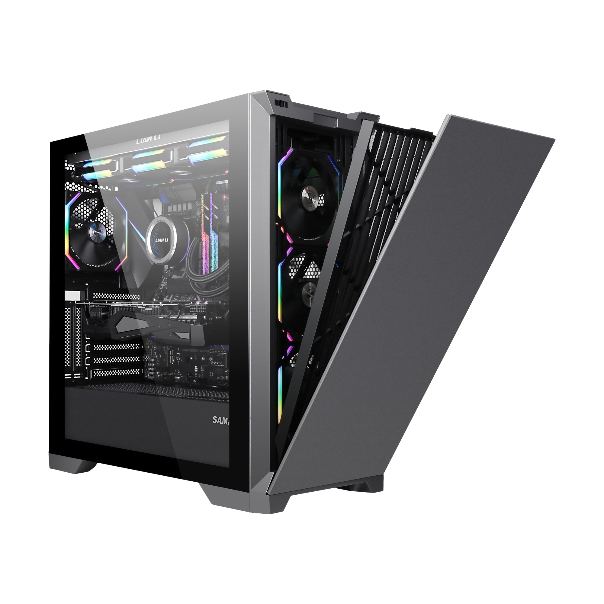 4303 ATX Orta Kuleli Oyun Bilgisayarı Kasası, Çıkarılabilir Metal Çelik Ön Panel ile