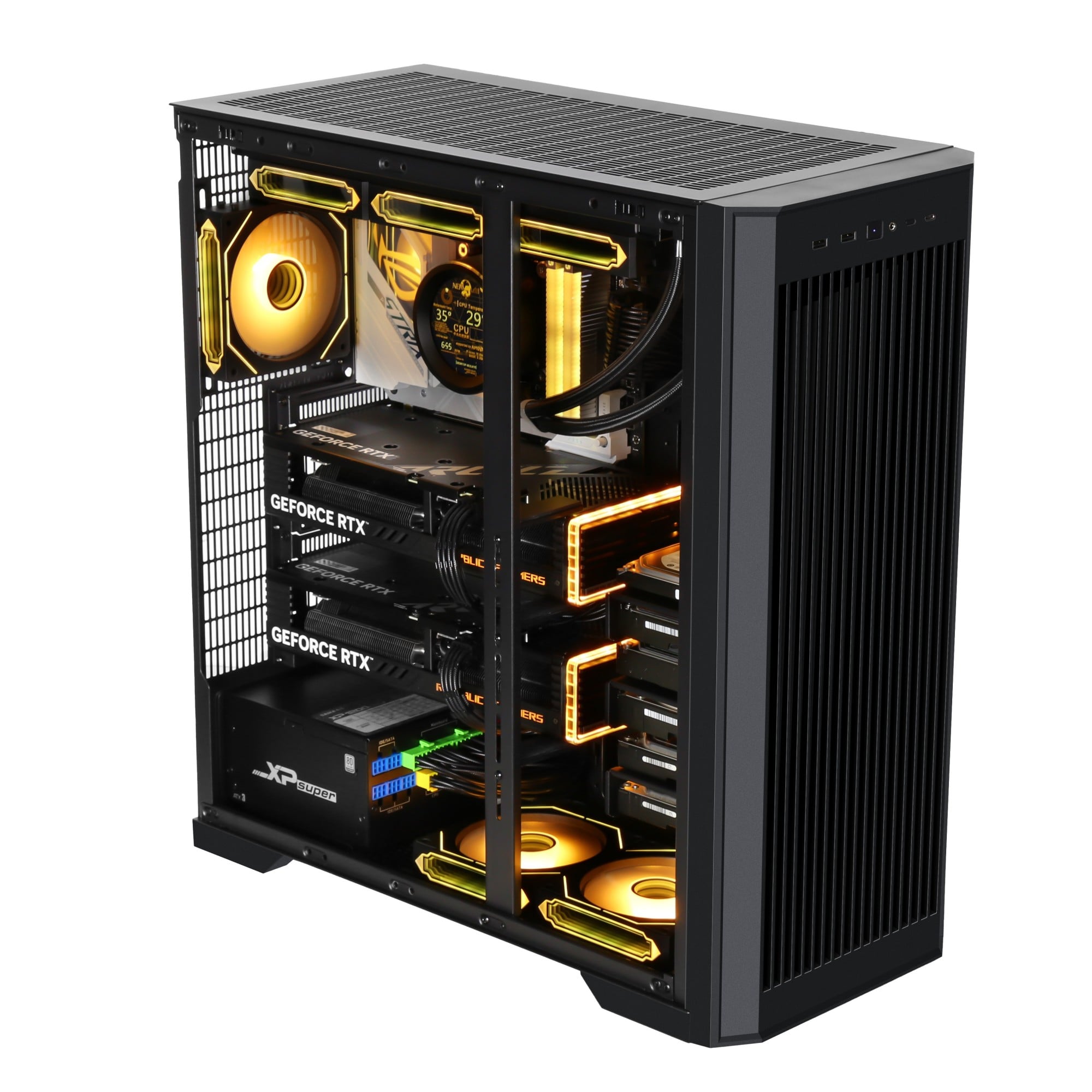 AI SUPER PC Case with High-Airflow