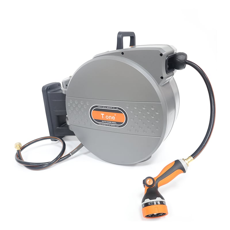 100ft Retractable Garden Hose Reel Wall Mounted