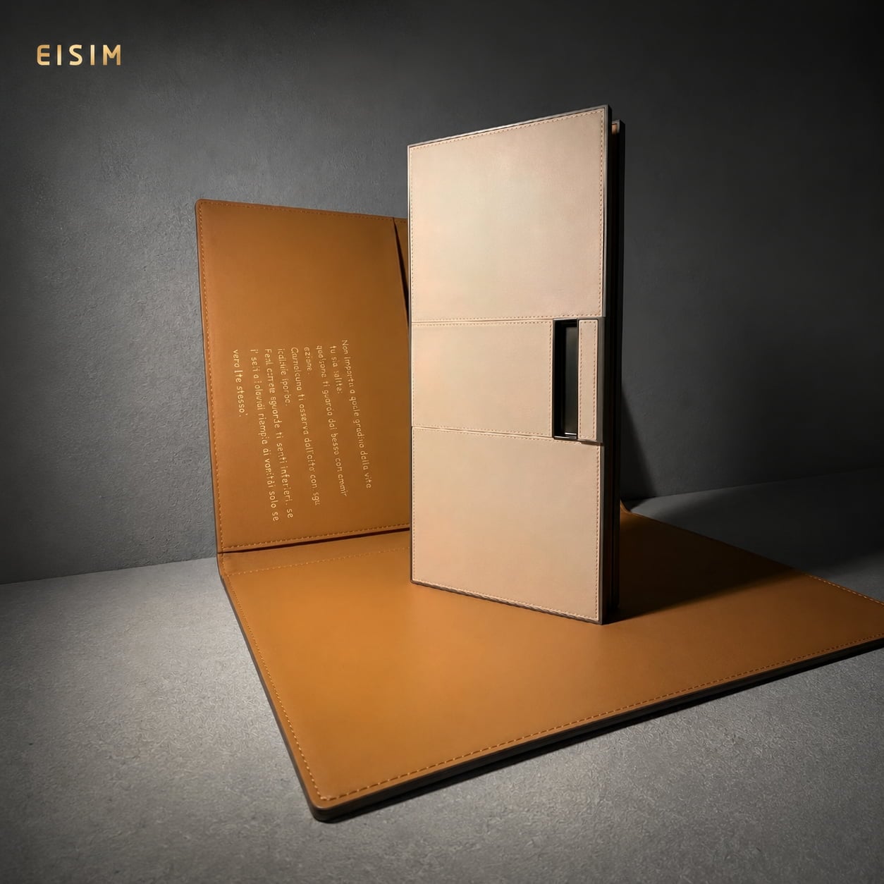 Poliform-Inspired Bespoke Leather Finished Closet Doors for High-End Interiors