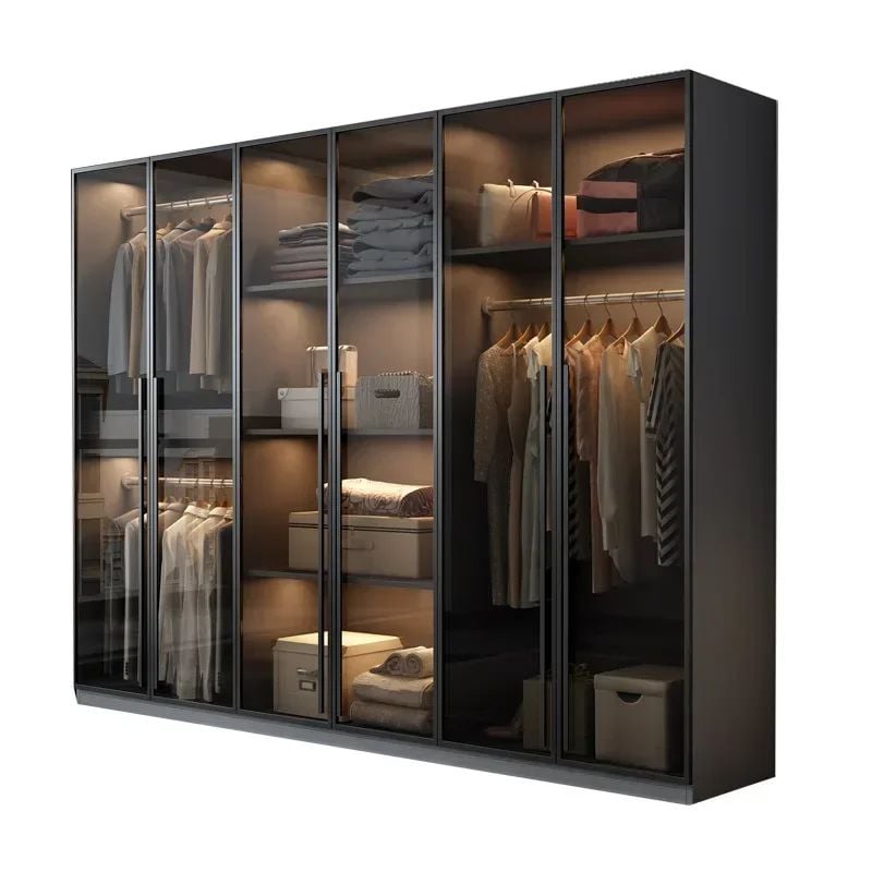 Premium Aluminum Wardrobe Cabinets for Luxury Homes