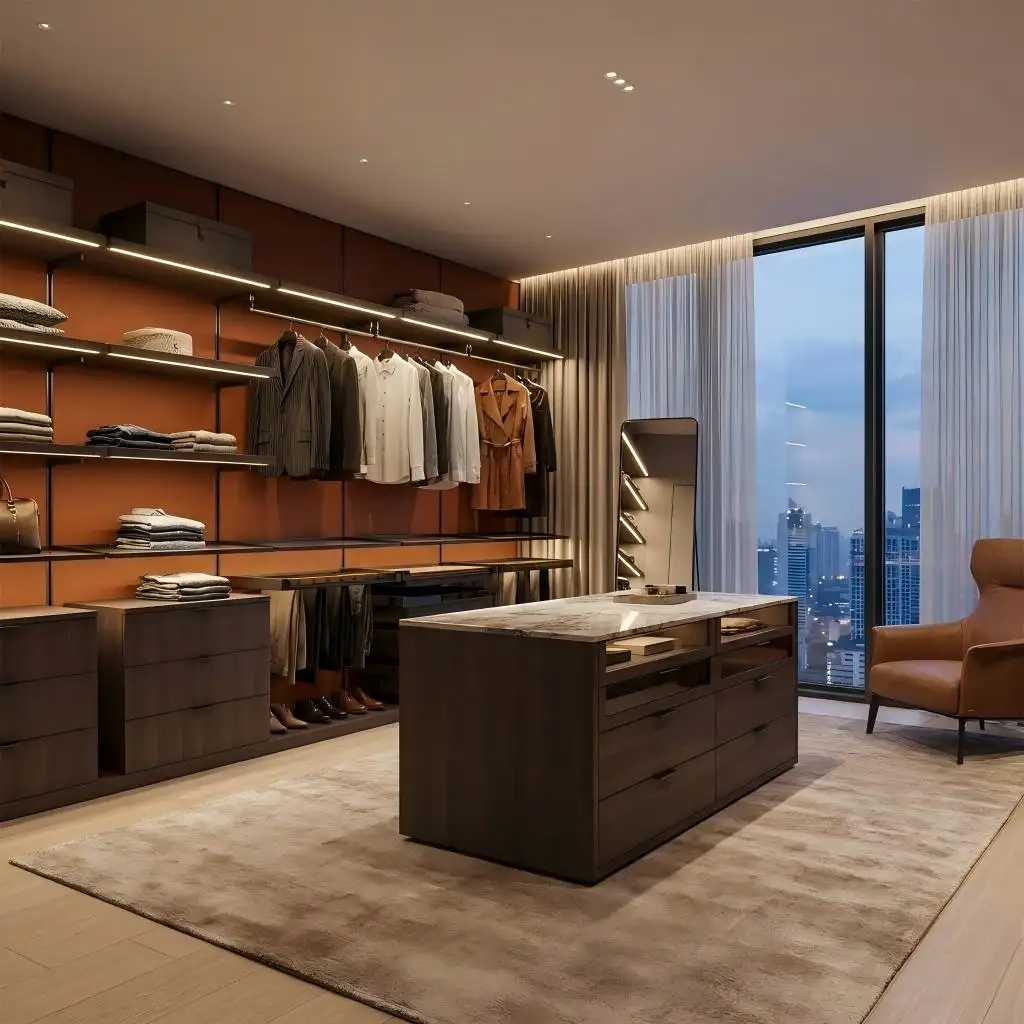 Modern Luxury Walk-In Closet Basics for Businesses