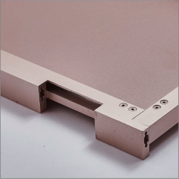 270° Free-Stop Single-Pivot Panel Cabinet Door - rear detail
