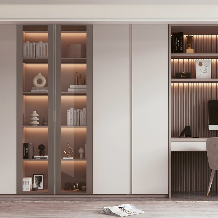 48mm Hidden-Edge Cabinet Door with 35mm Cup Hinge