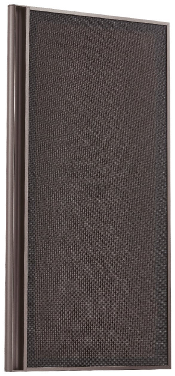 20mm Rounded Channel-Pull Textile Panel Wardrobe Door - door sample