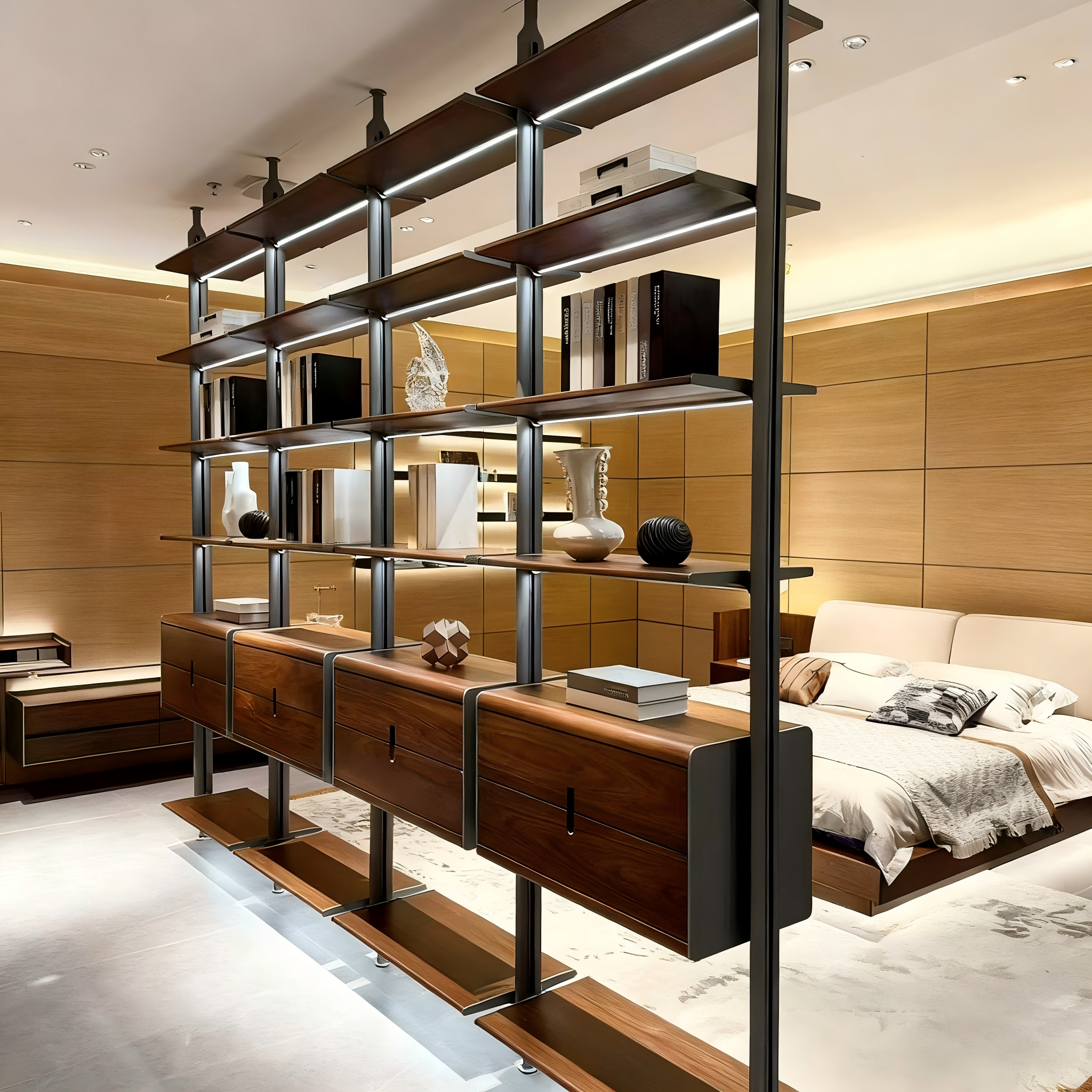 Unlock Luxury Modern Bookshelf Design Inspiration