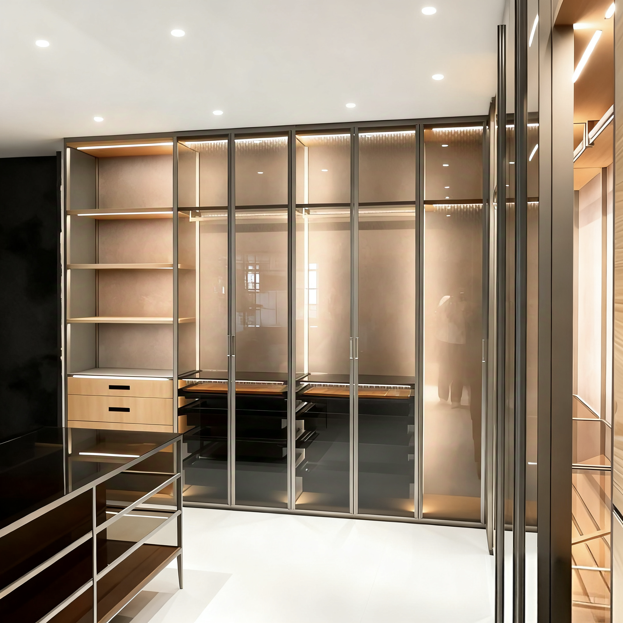How Aluminium Elevates Luxury Wardrobe Design Standards