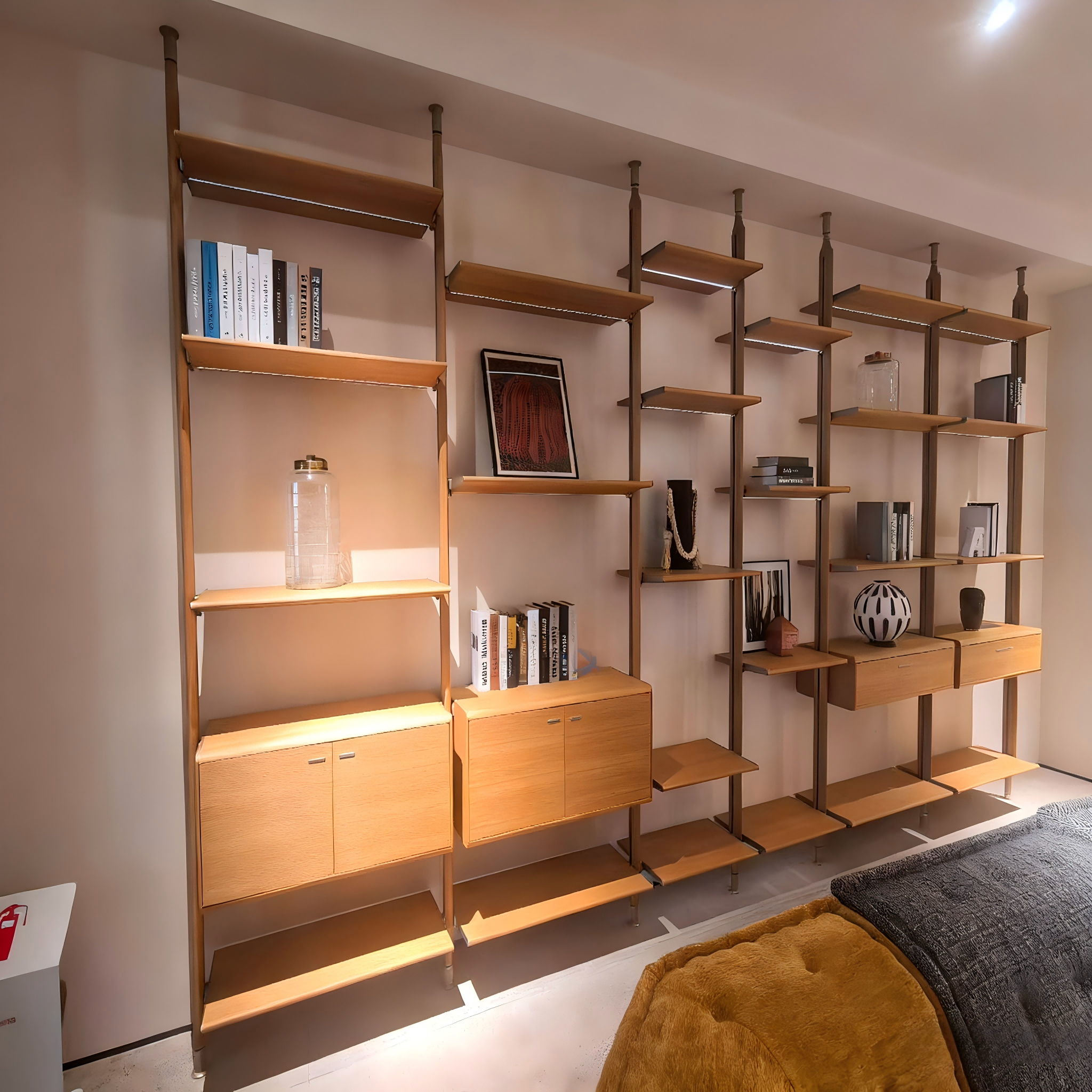 How Aluminum Structures Elevate Modern Minimalist Bookcase Design