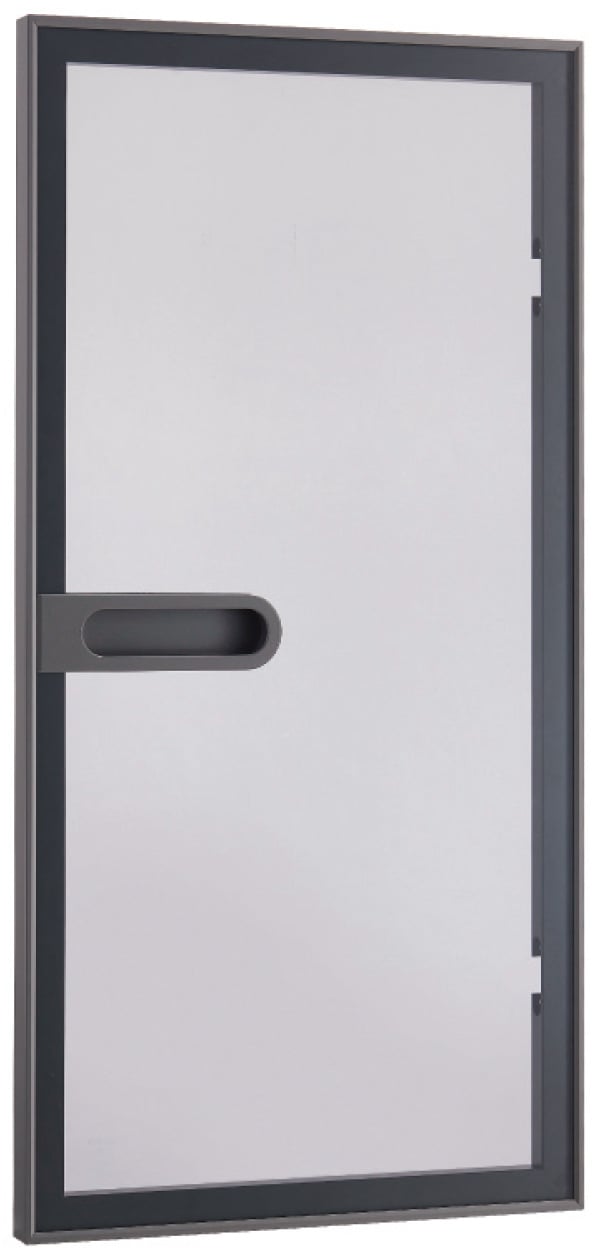 20mm Oval Pocket-Pull Glass Closet Door - door sample